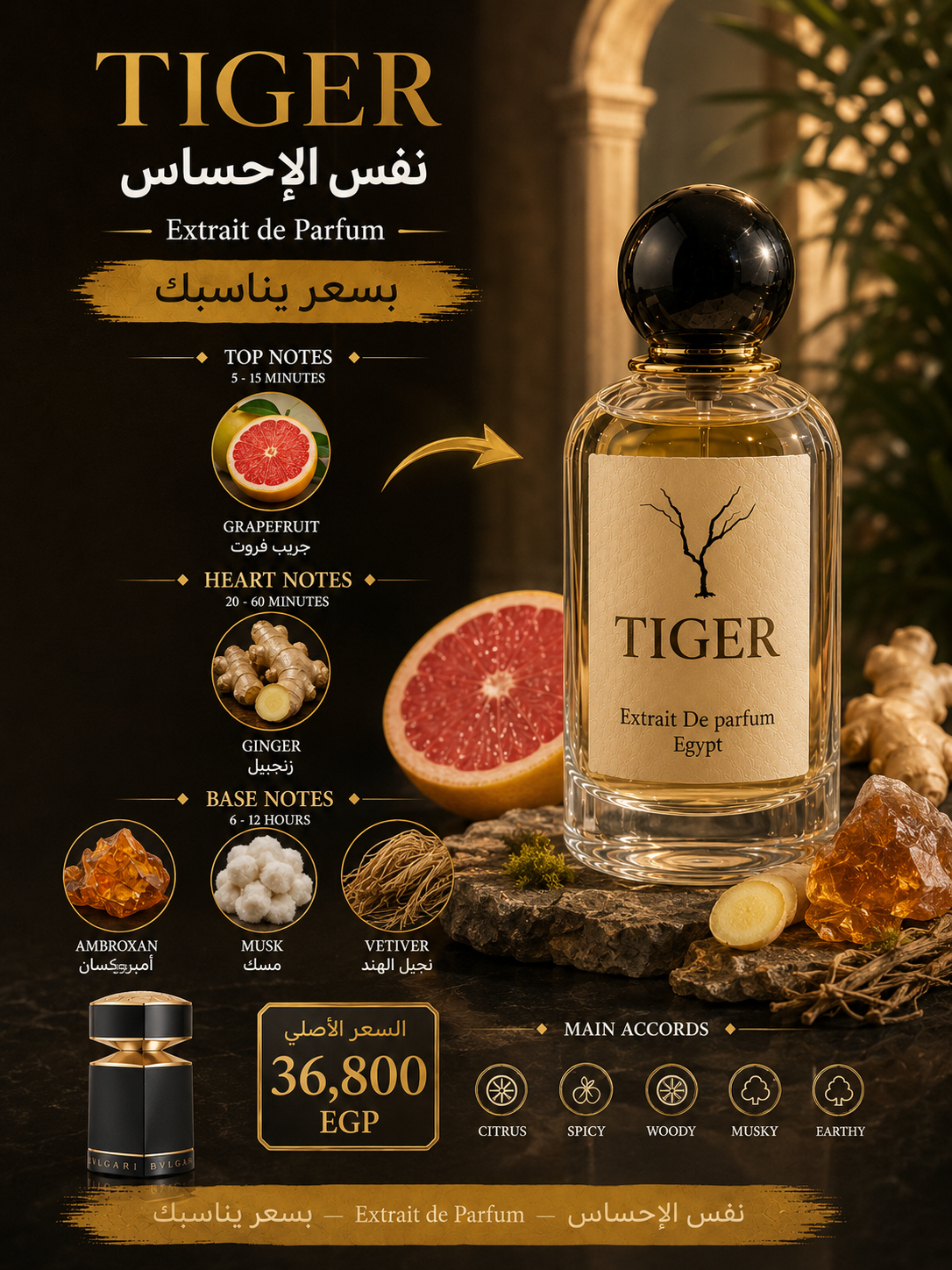 Tiger Inspired by (Tygar – Bvlgari)