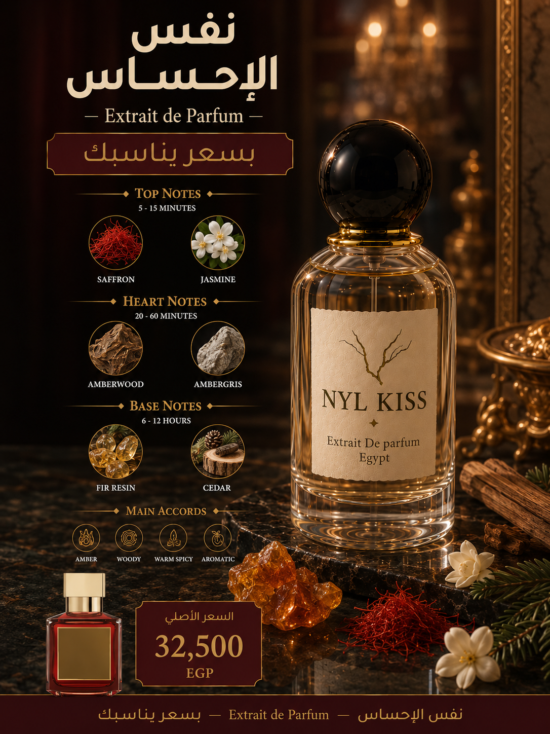 Nyl Kiss Inspired by (Baccarat Rouge 540)