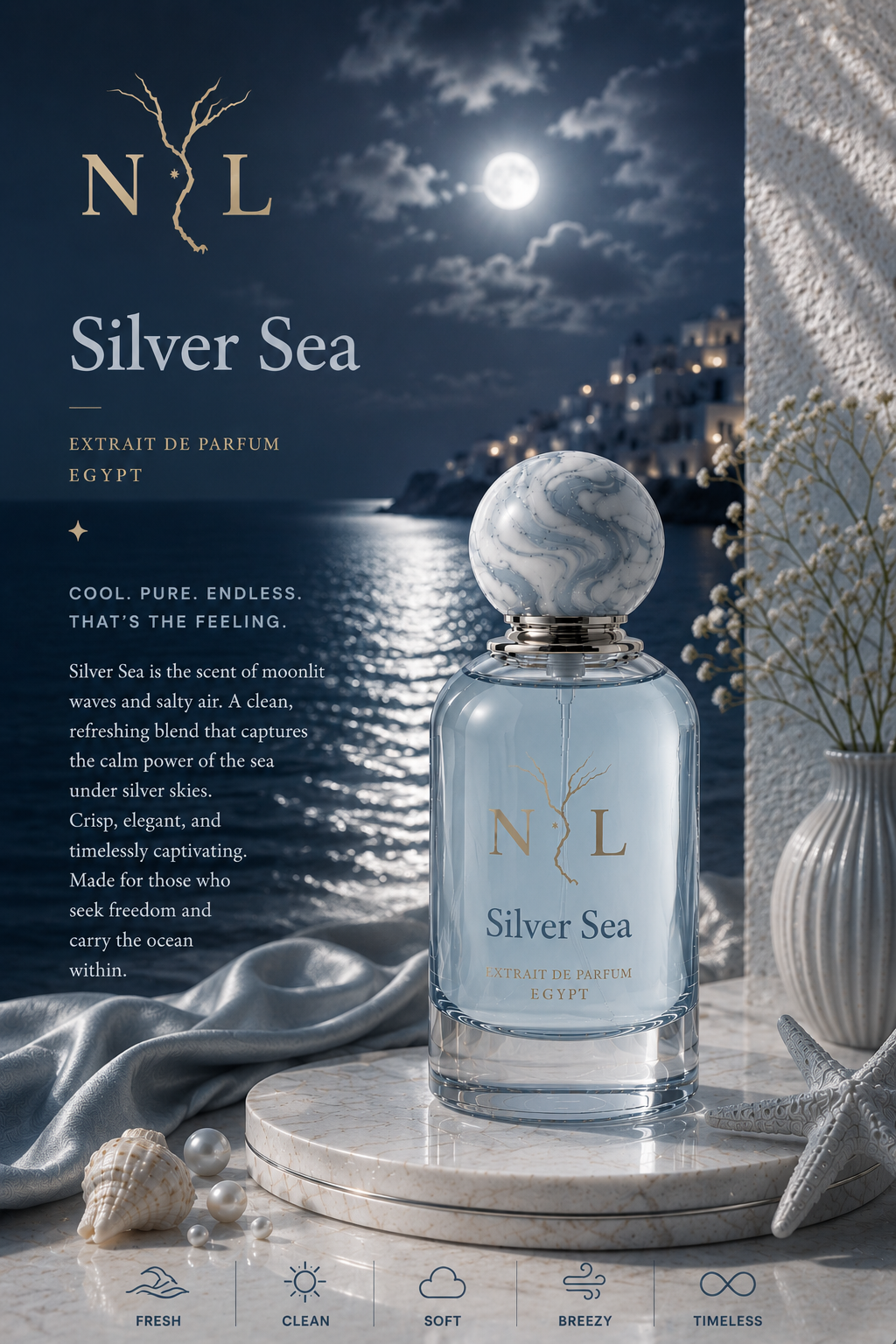 Silver Sea Inspired by (Silver Mountain Water)